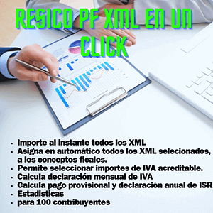 Resico personas fisicas (100 contribuyentes)